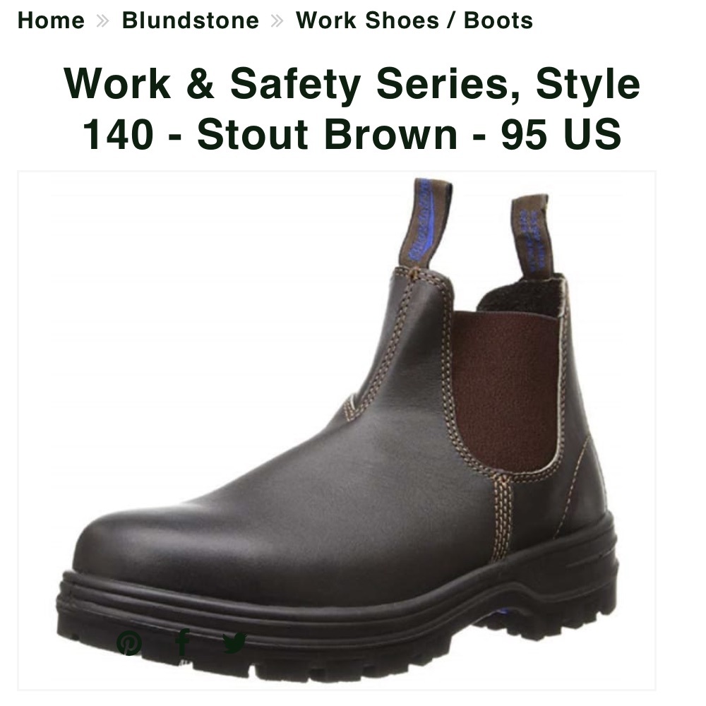 Size 10 US Blundstone 140 in color Stout // worn 1x // comes in box
